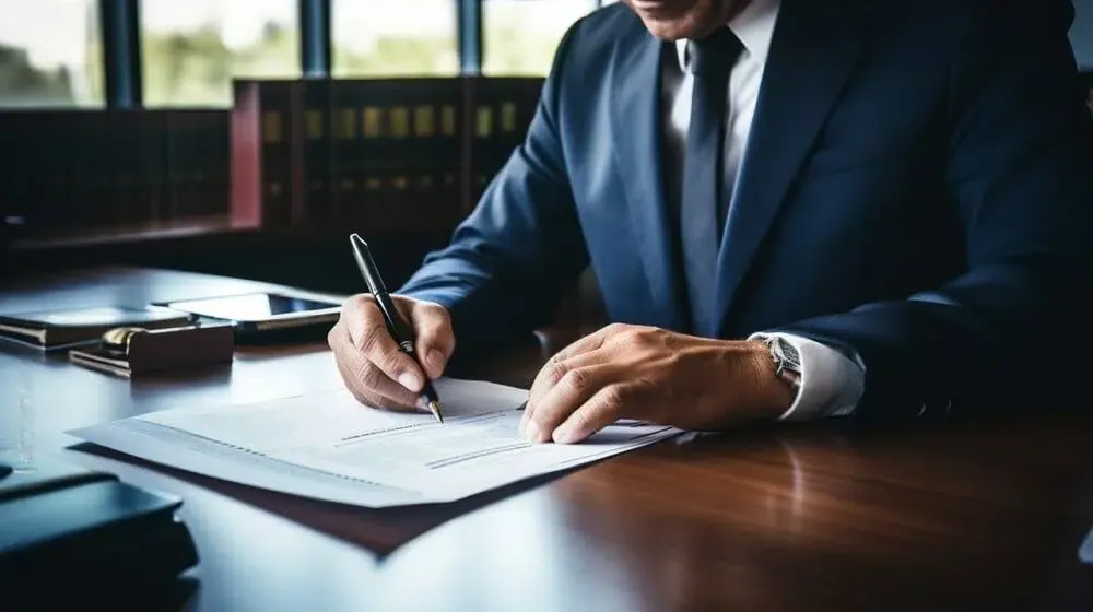 A client contacting a personal injury lawyer in Missouri.